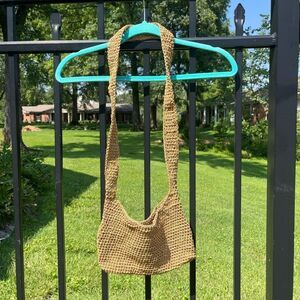 Helen Kaminski Flat Sac Raffia Crossbody Bag